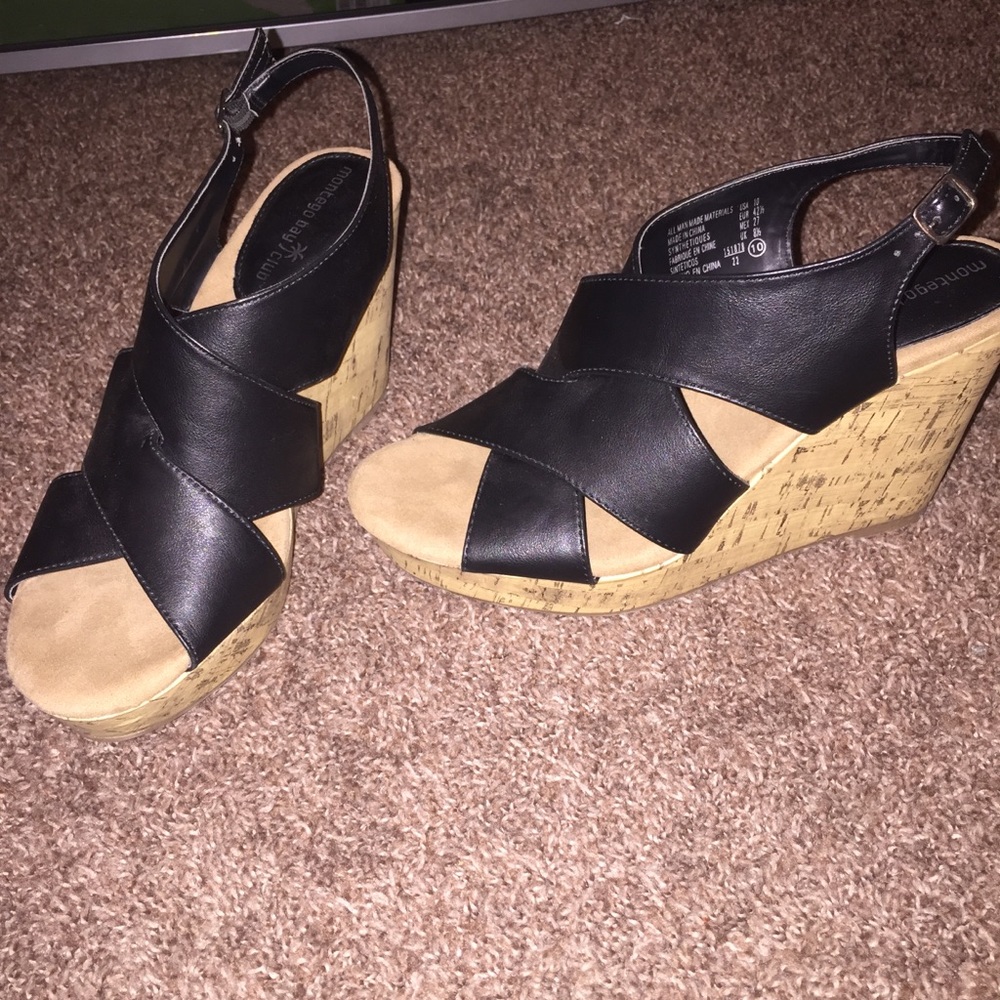 Black Wedge, Size 10